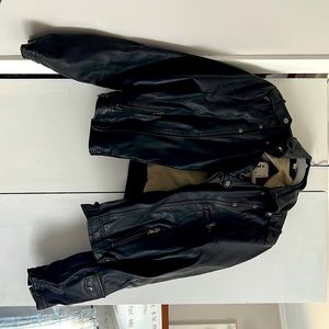 Faux leather jacket